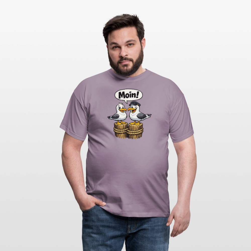 SSW2718Möwen sagen Moin - Lilagrau 