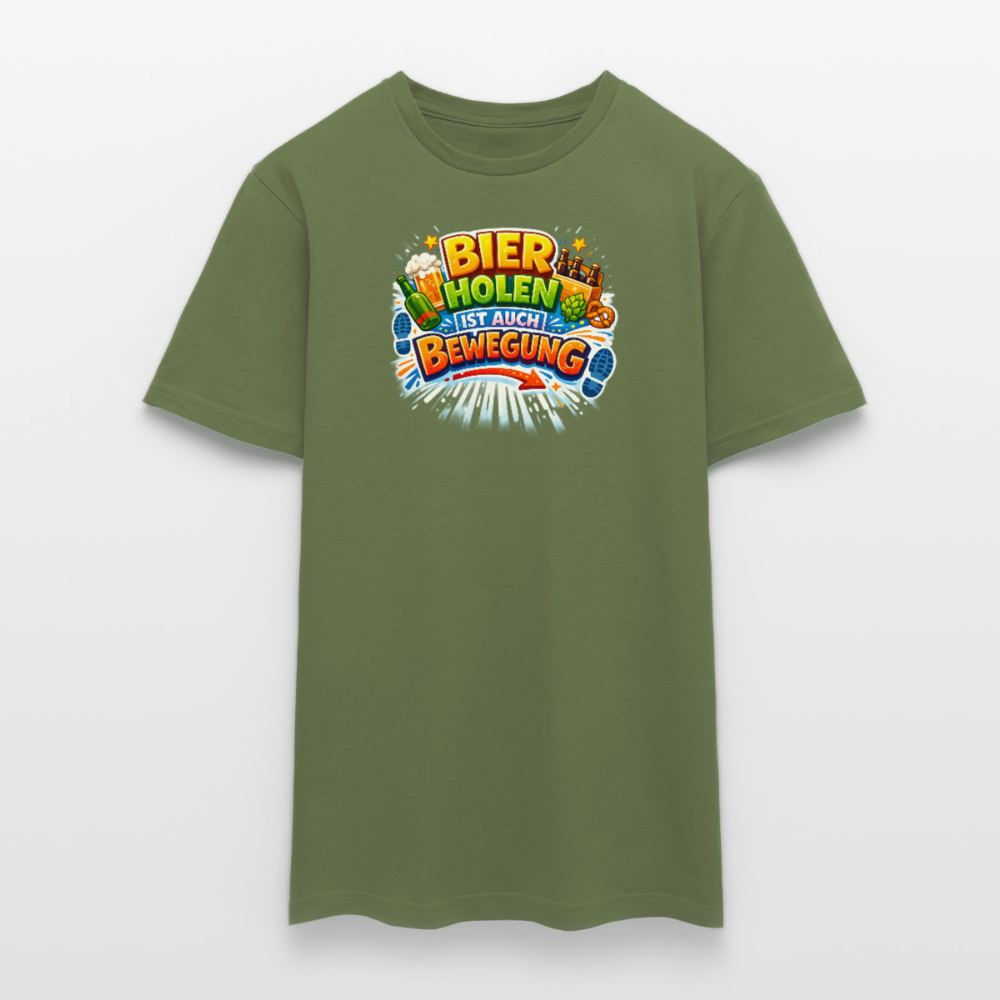 SSW2779 BIER HOLEN IST AUCH BEWEGUNG - Militärgrün