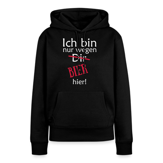 SSW1139 Ich bin nur wegen Bier hier ! - Schwarz