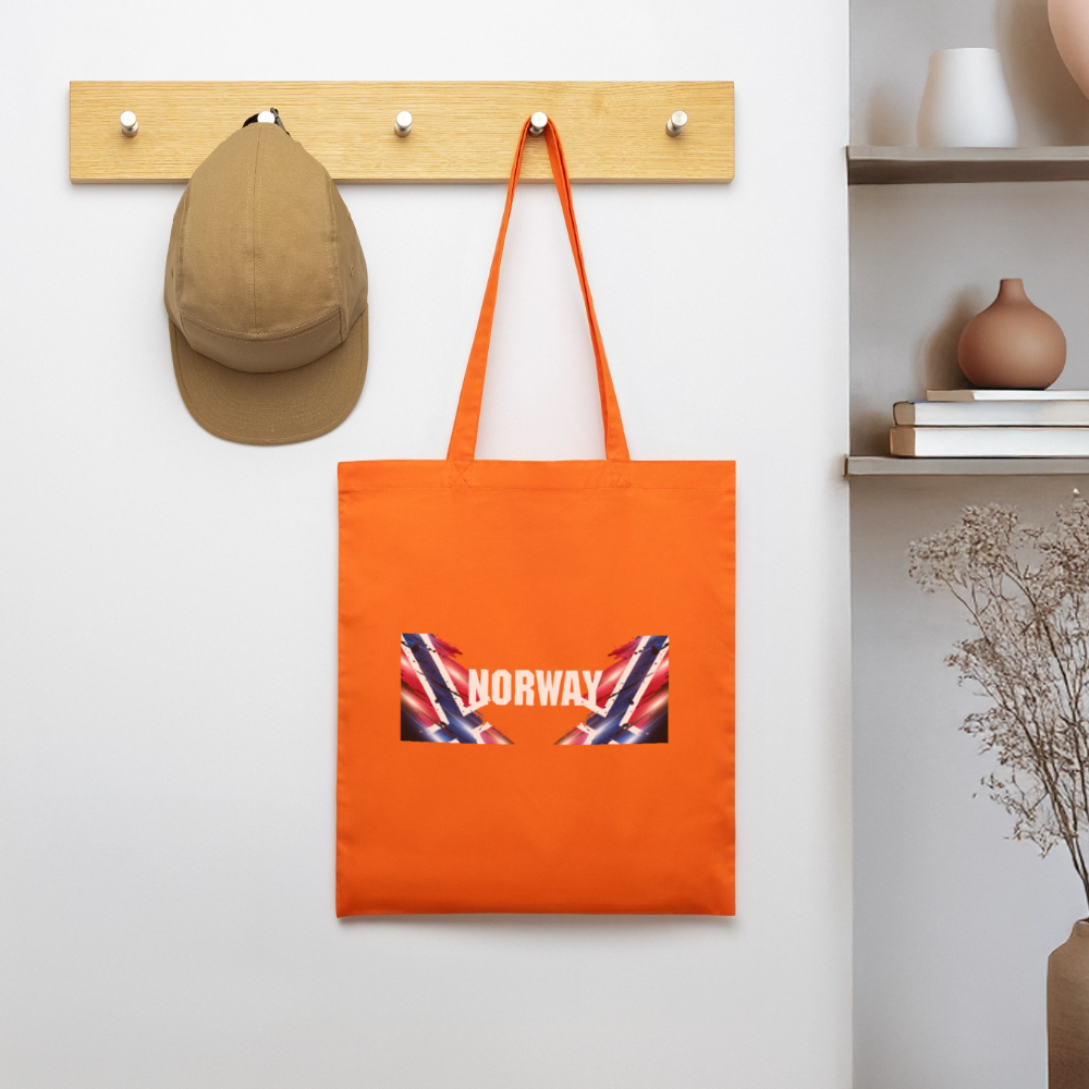 SSW2529 Stofftasche Flag of Norway - Tieforange