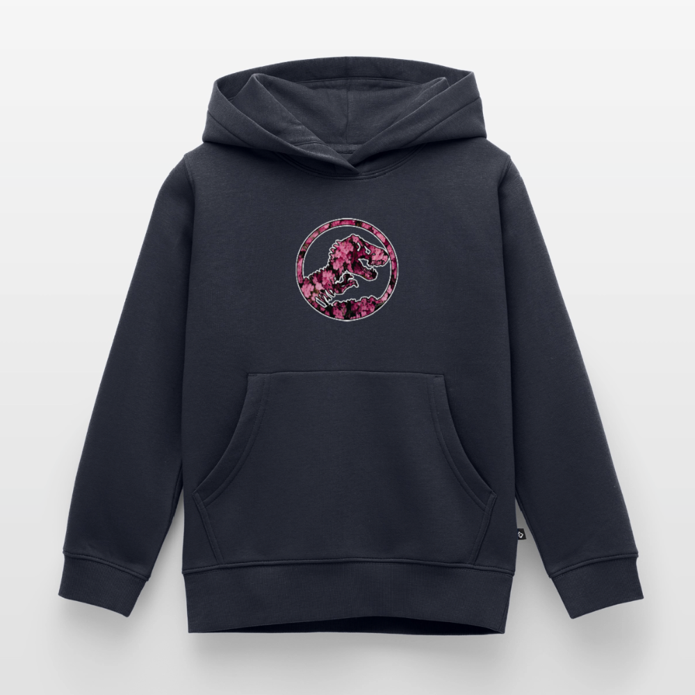 SSW1479 Hoodie jurassic_flowers_v2 - Navy
