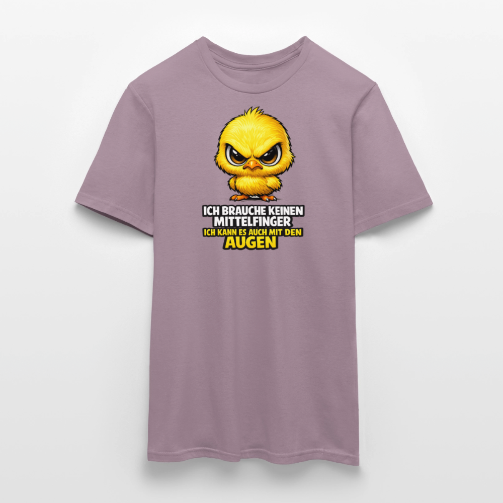 SSW2801 ICH BRAUCHE KEINEN MITTELFINGER ICH KANN ES AUCH MIT DEN AUGEN - Lilagrau 