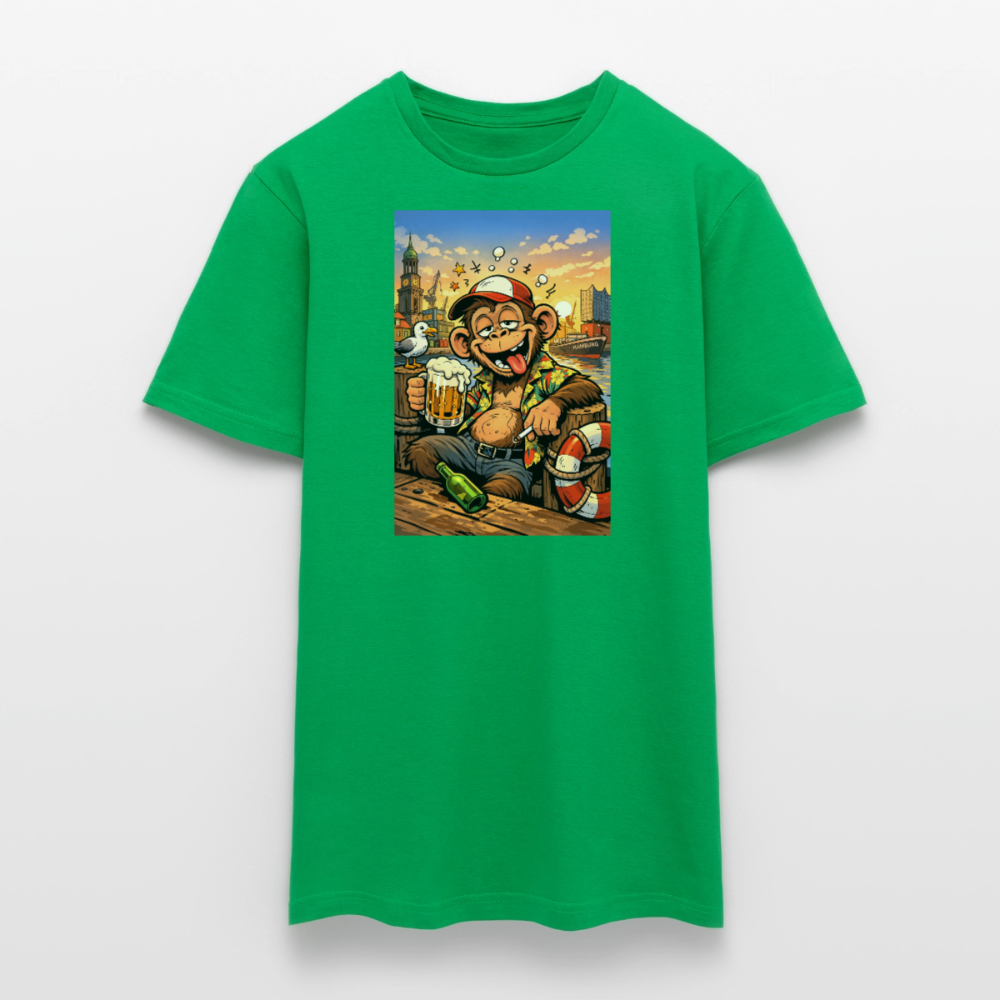 SSW2724 Affe Hamburg Bier - Kelly Green