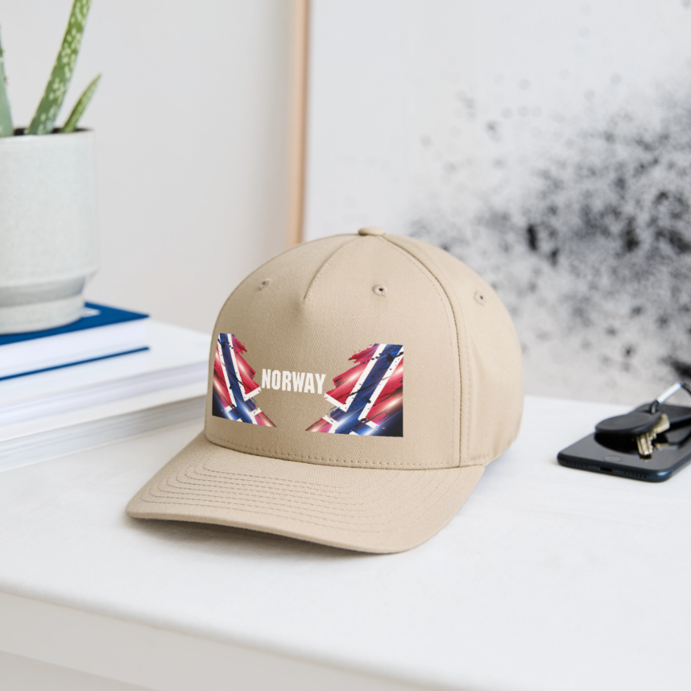 SSW2532 Cap Flag of Norway - Khaki
