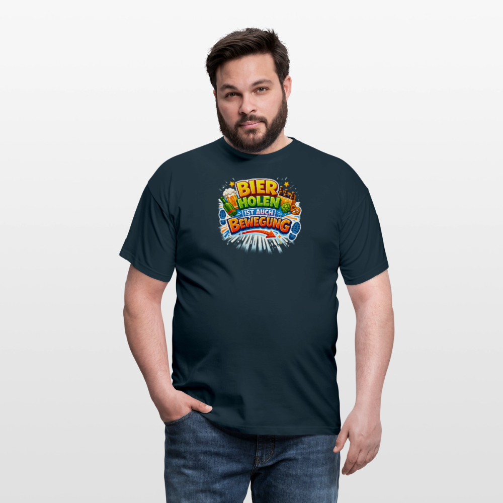 SSW2779 BIER HOLEN IST AUCH BEWEGUNG - Navy