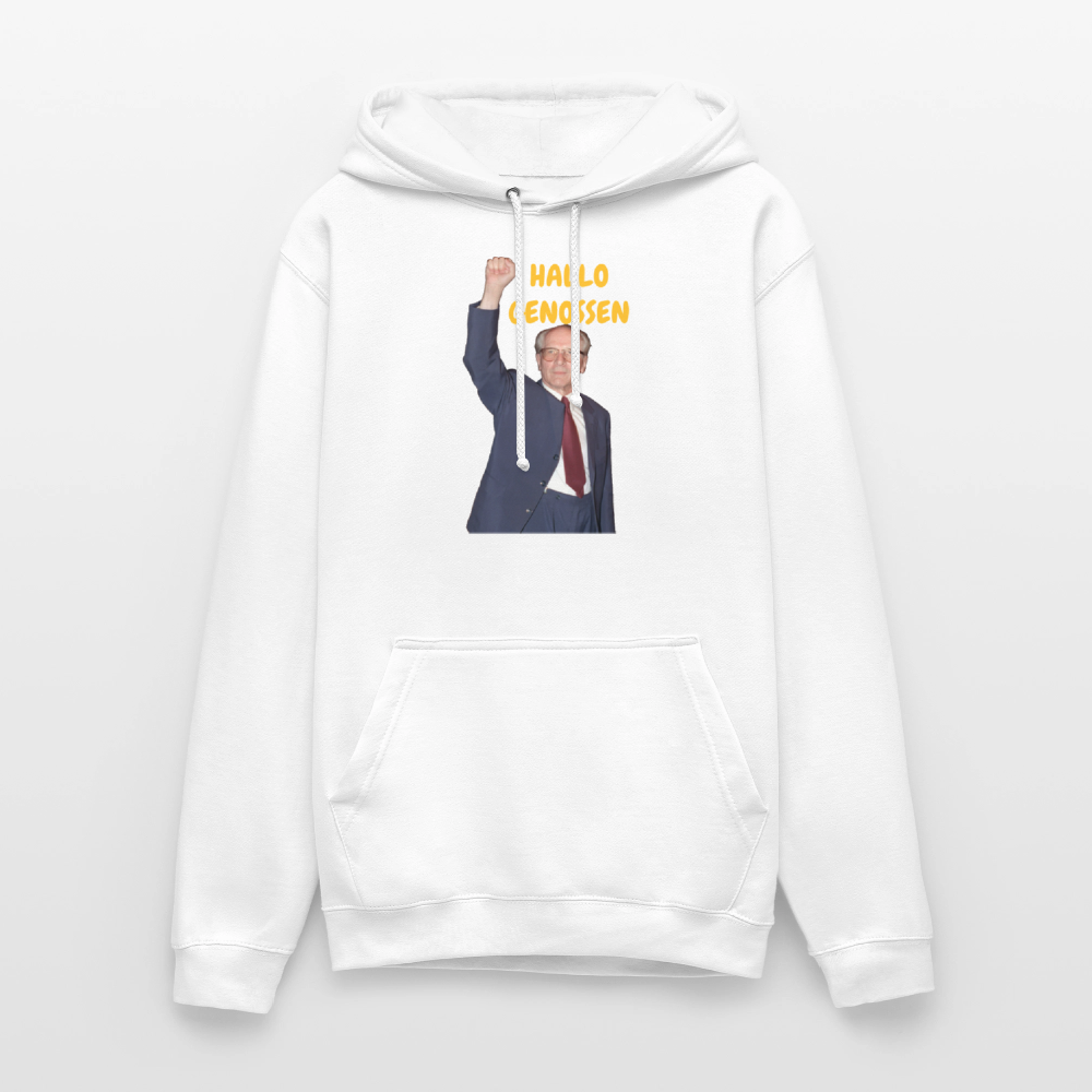 OSSI18Hoodie HALLO GENOSSEN - Weiß