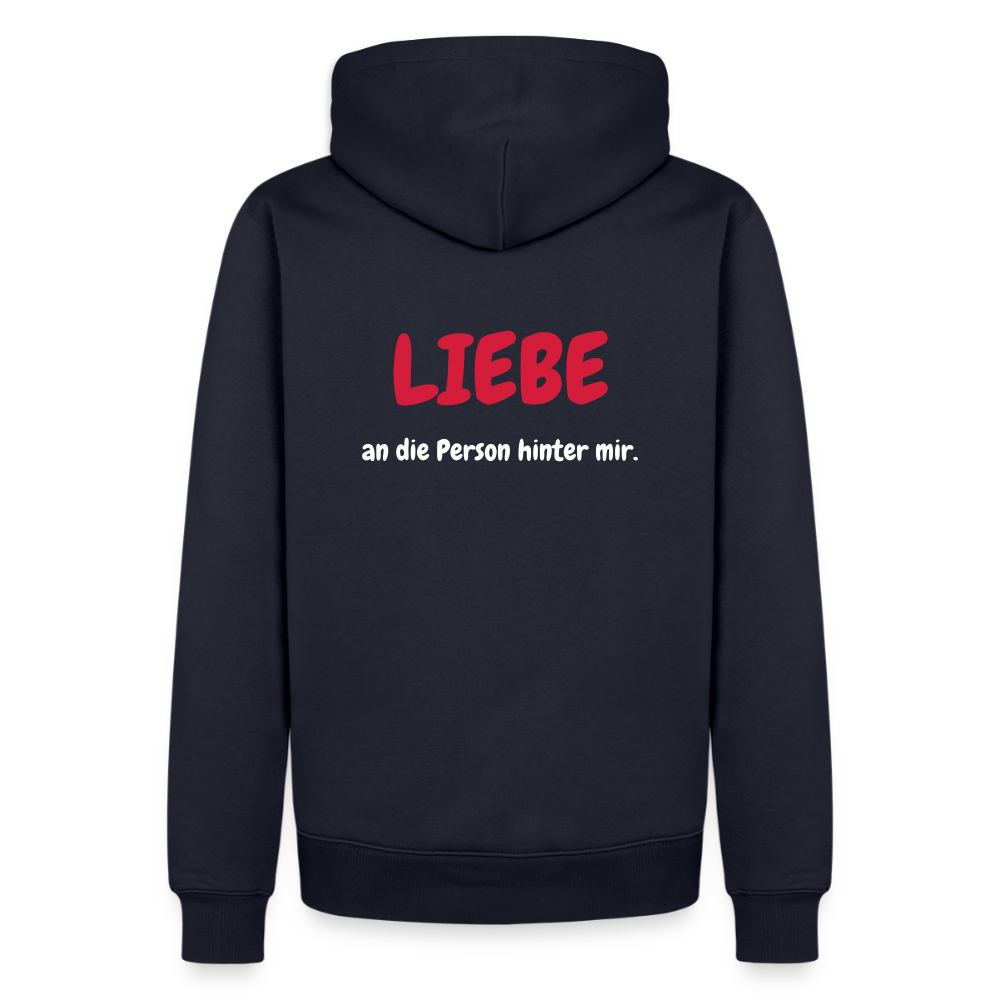 SSW1423 Hoodie LIEBE an die Person hinter mir - Navy