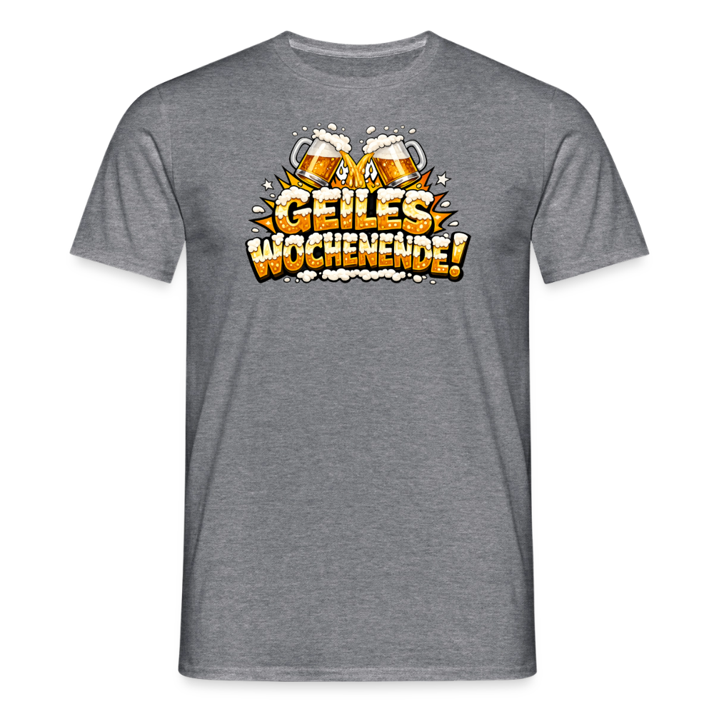 SSW2851 GEILES WOCHENENDE BIER - Graphit meliert