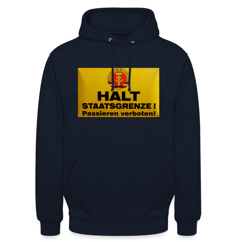 OSSI19 Hoodie HALT STAATSGRENZE - Navy