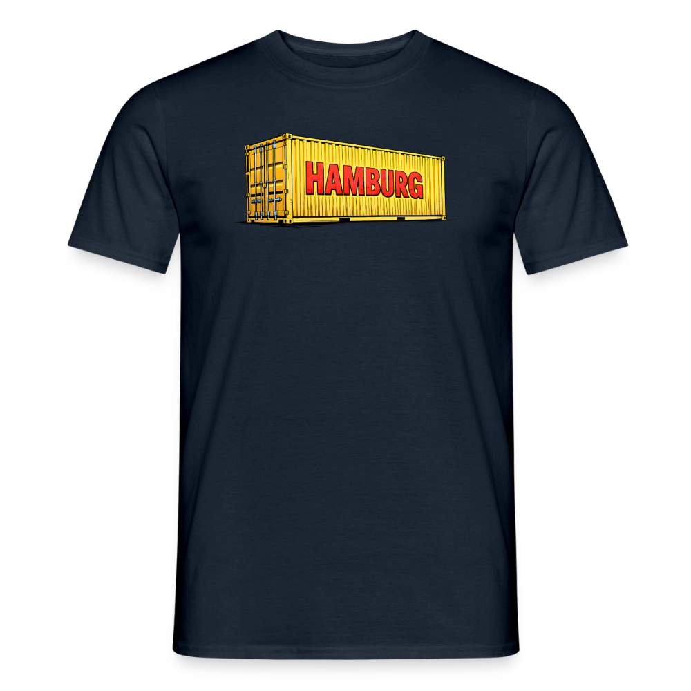 SSW2860Hafen Hamburg gelber Container - Navy