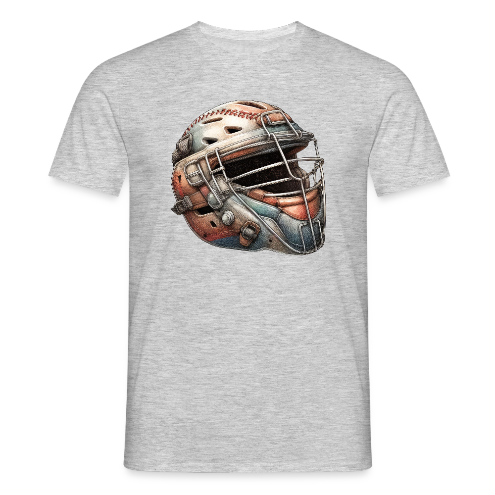 SSW2581Baseball Helm - Grau meliert