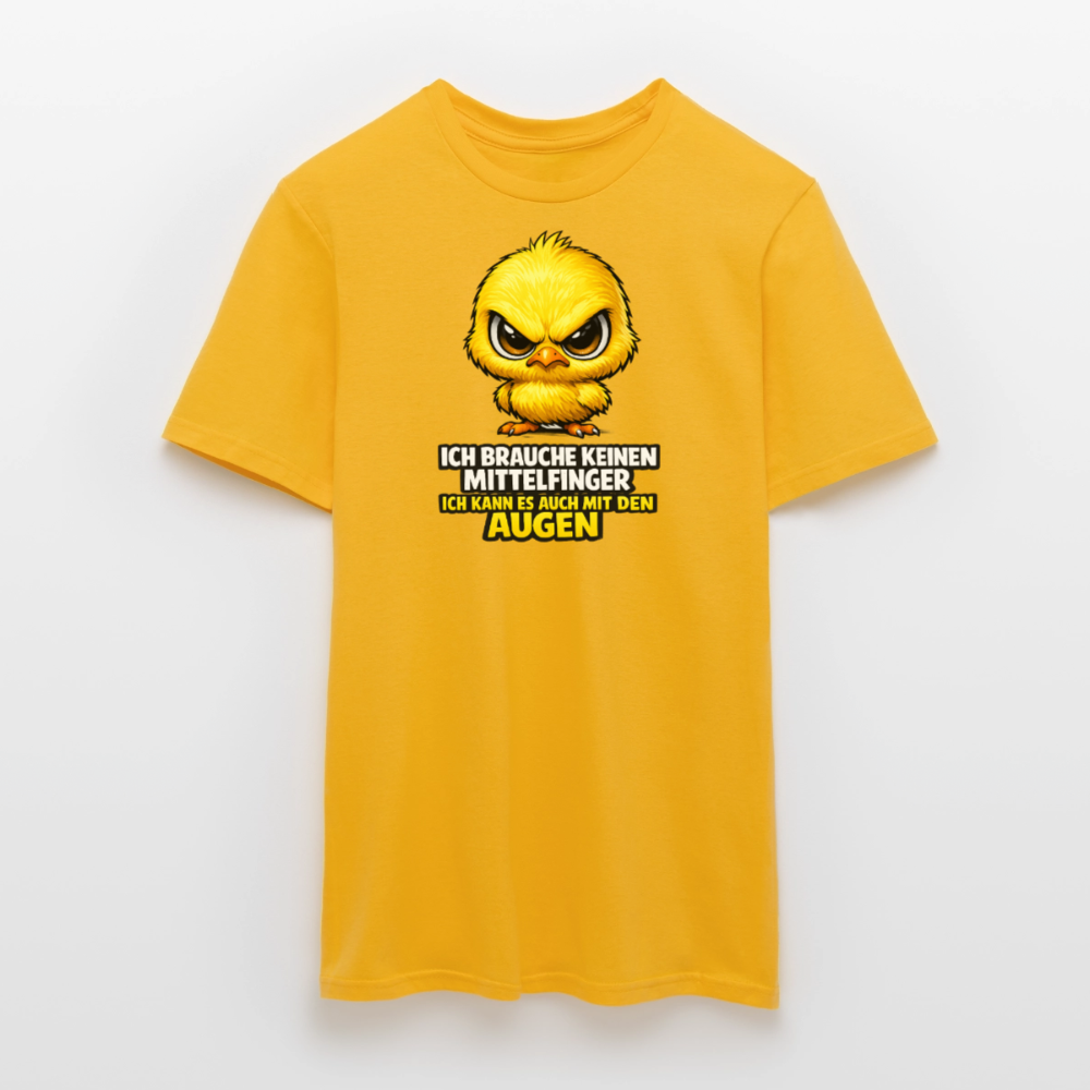 SSW2801 ICH BRAUCHE KEINEN MITTELFINGER ICH KANN ES AUCH MIT DEN AUGEN - Gelb