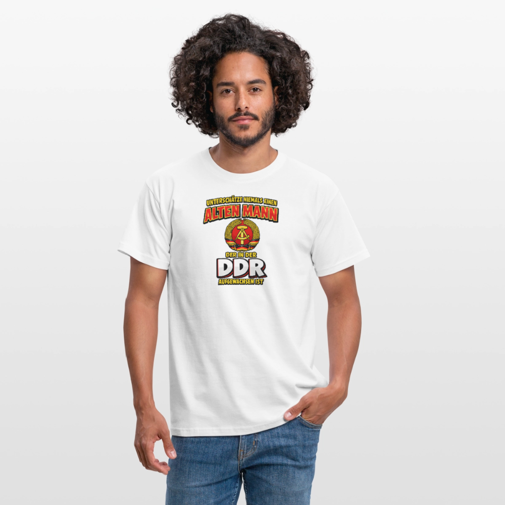 SSW2810 UNTERSCHÄTZE NIEMALS EINEN ALTEN MANN... - Weiß