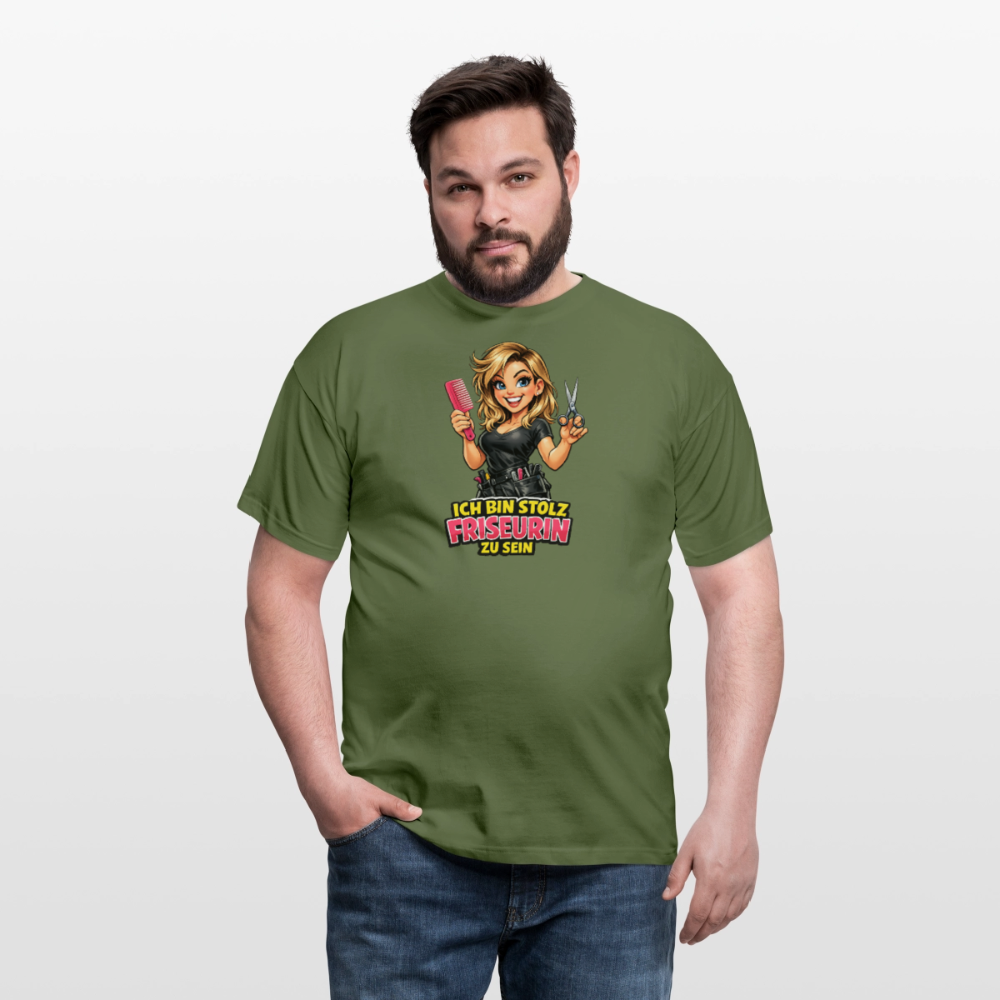 SSW2820 ICH BIN STOLZ FRISEURIN ZU SEIN - Militärgrün