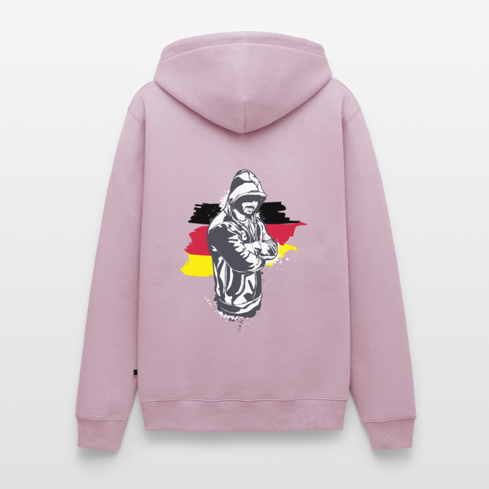 SSW1157Hoodie Kriminell Hände verschränkt - Altrosa