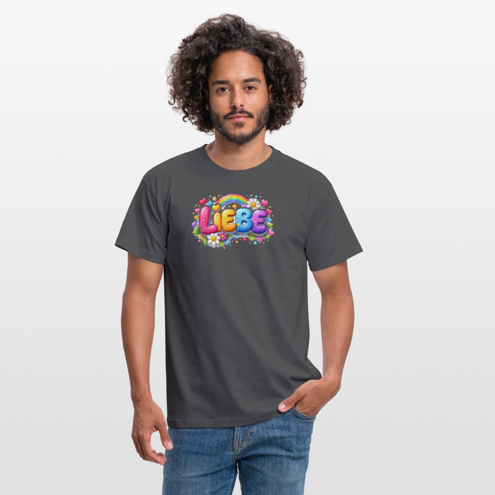 SSW2708Liebe Regenbogen - Anthrazit