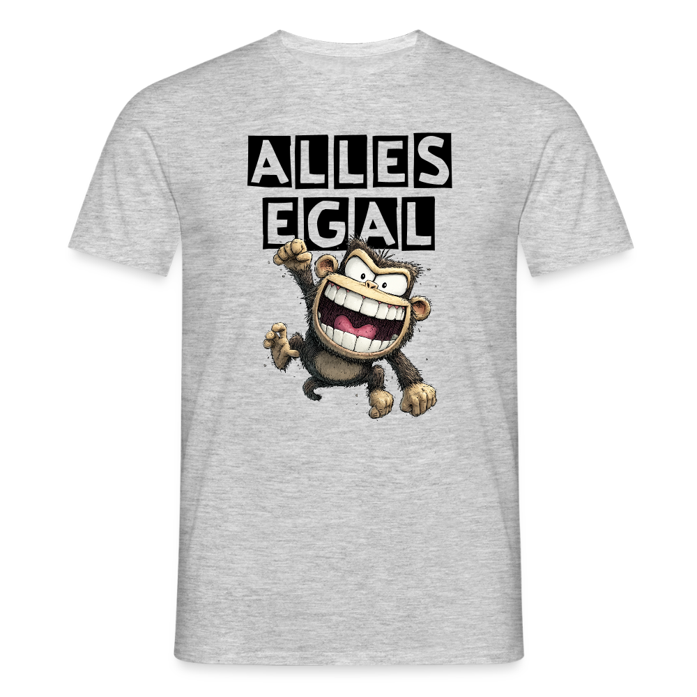 SSW2576 ALLES EGAL AFFE - Grau meliert