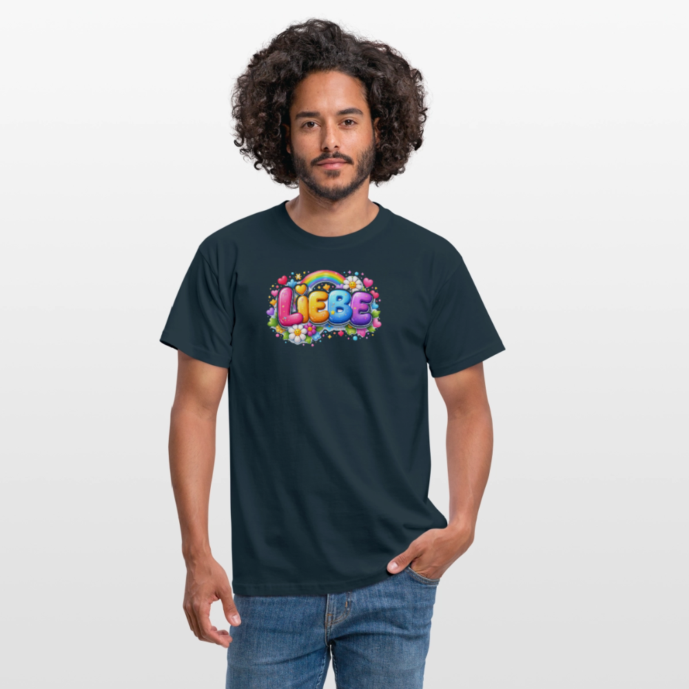 SSW2708Liebe Regenbogen - Navy