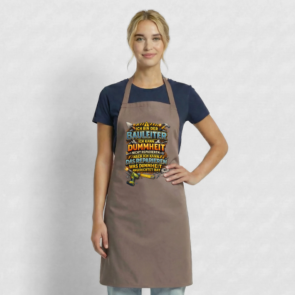 SSW2792 ICH BIN DER BAULEITER ICH KANN DUMMHEIT NICHT REPARIEREN ABER ICH KANN DAS REPARIEREN WAS DUMMHEIT ANGERICHTET HAT - Grau