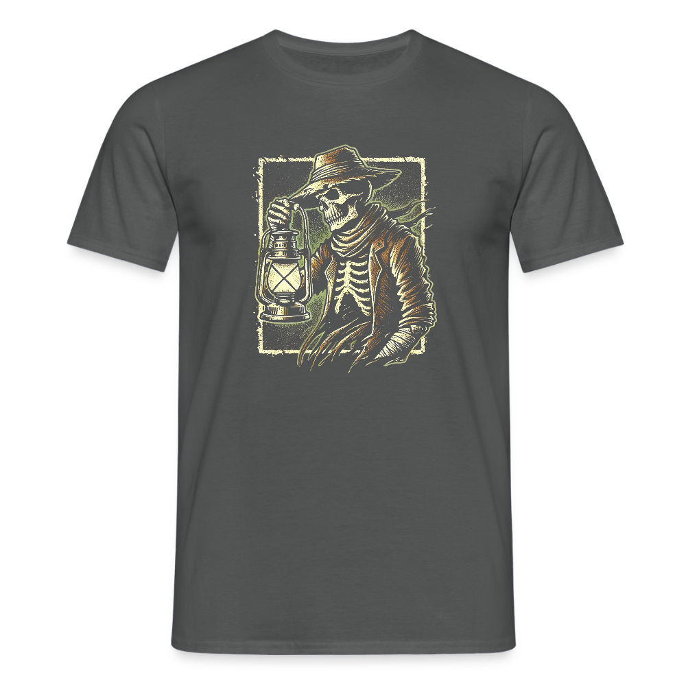 SSW2504Skeleton Holding a Lantern Gritty - Anthrazit