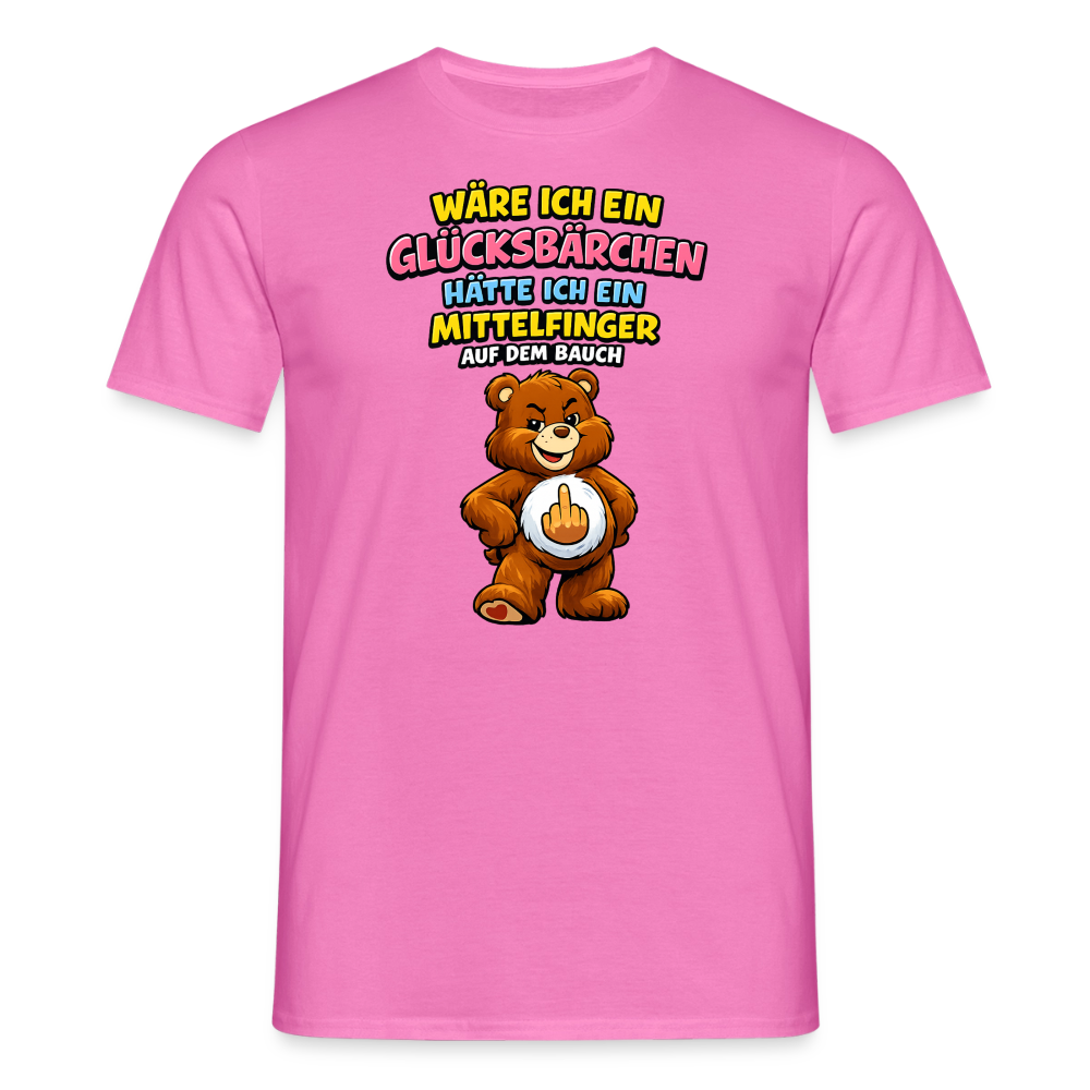 SSW2802 WÄRE ICH EIN GLÜCKSBÄRCHEN HÄTTE ICH EIN MITTELFINGER AUF DEM BAUCH - Pink