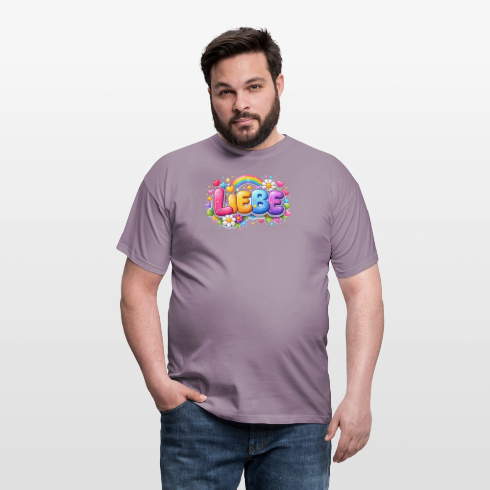 SSW2708Liebe Regenbogen - Lilagrau 