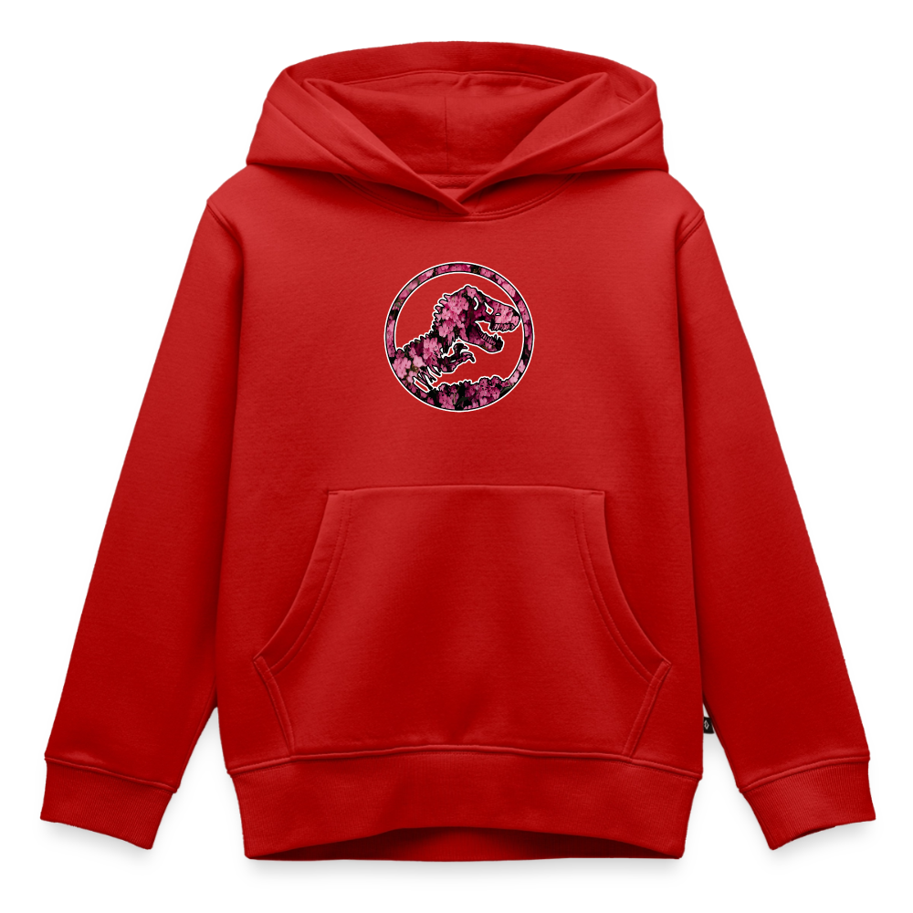 SSW1479 Hoodie jurassic_flowers_v2 - Rot