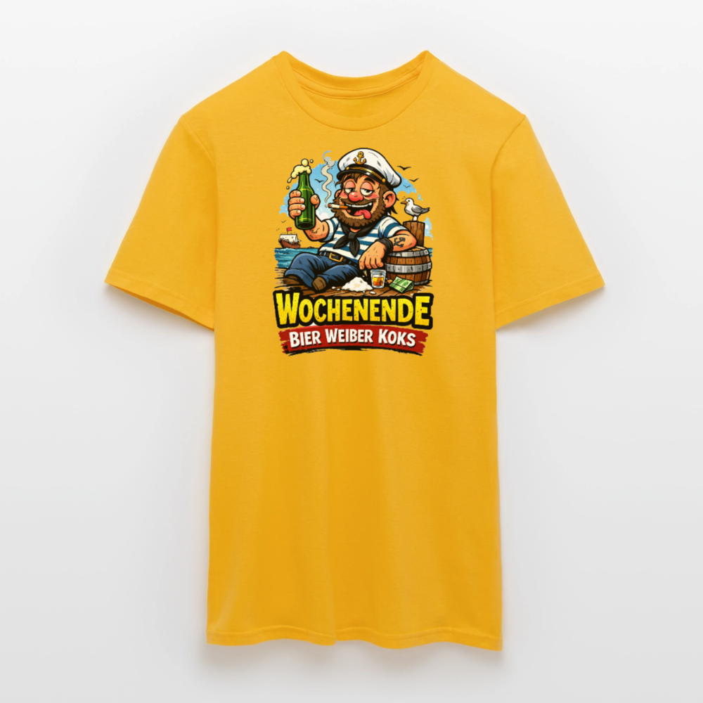 SSW2716Wochenende Bier Weiber Koks - Gelb