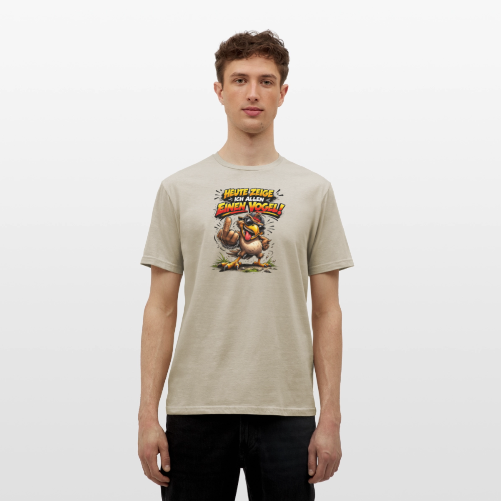 SSW2798 HEUTE ZEIGE ICH ALLEN EINEN VOGEL - Sandbeige