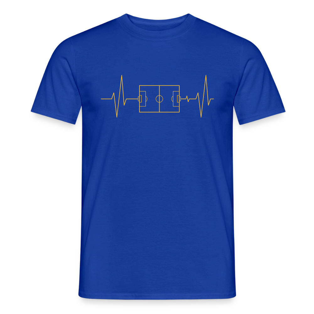 Herzschlag Fussball - Dunkelblau