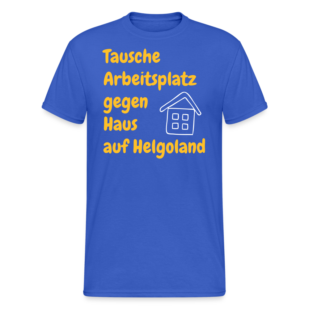 SSW2388Tausche Arbeitsplatz gegen Haus auf Helgoland - Königsblau