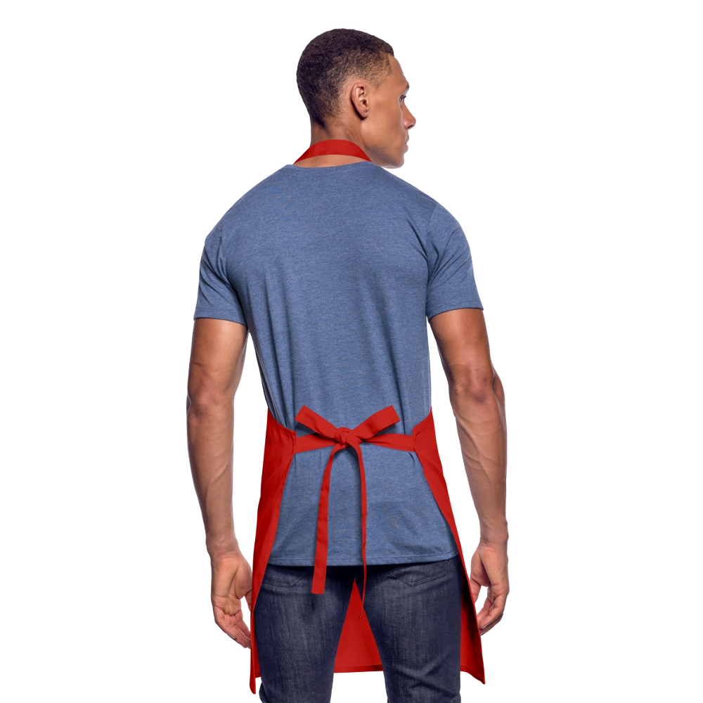 OSSI19 Kochschürze  HALT STAATSGRENZE - Rot