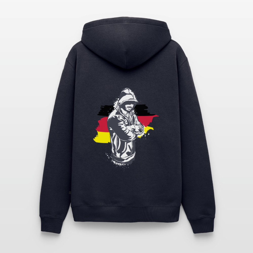 SSW1157Hoodie Kriminell Hände verschränkt - Navy