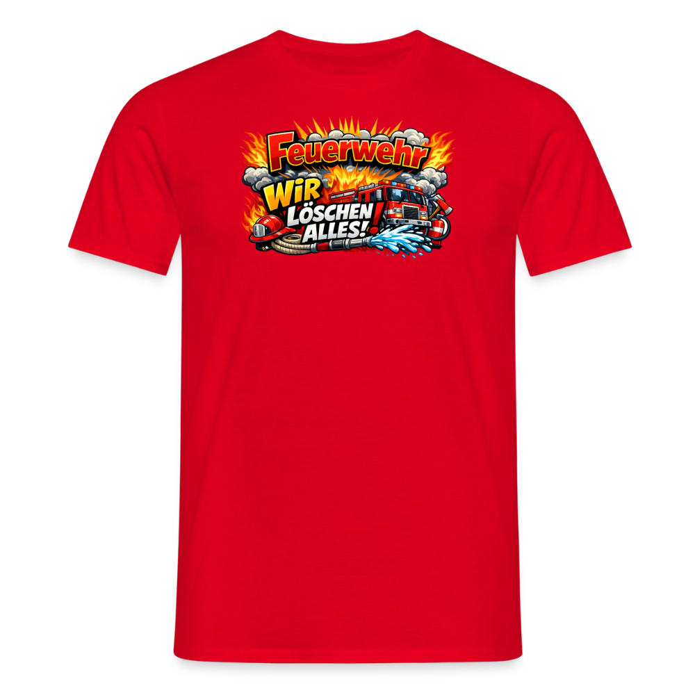 SSW2814 FEUERWEHR WIR LÖSCHEN ALLES - Rot