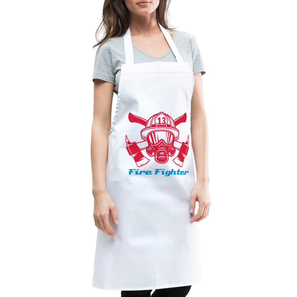 SSW2600 Fire Fighter Kochschürze - Weiß