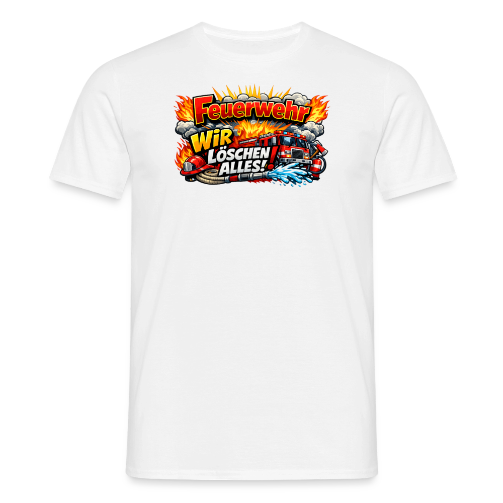 SSW2814 FEUERWEHR WIR LÖSCHEN ALLES - Weiß