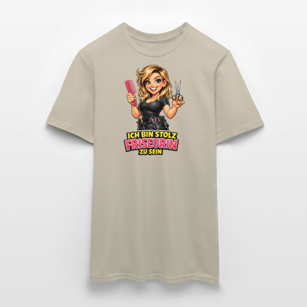 SSW2820 ICH BIN STOLZ FRISEURIN ZU SEIN - Sandbeige