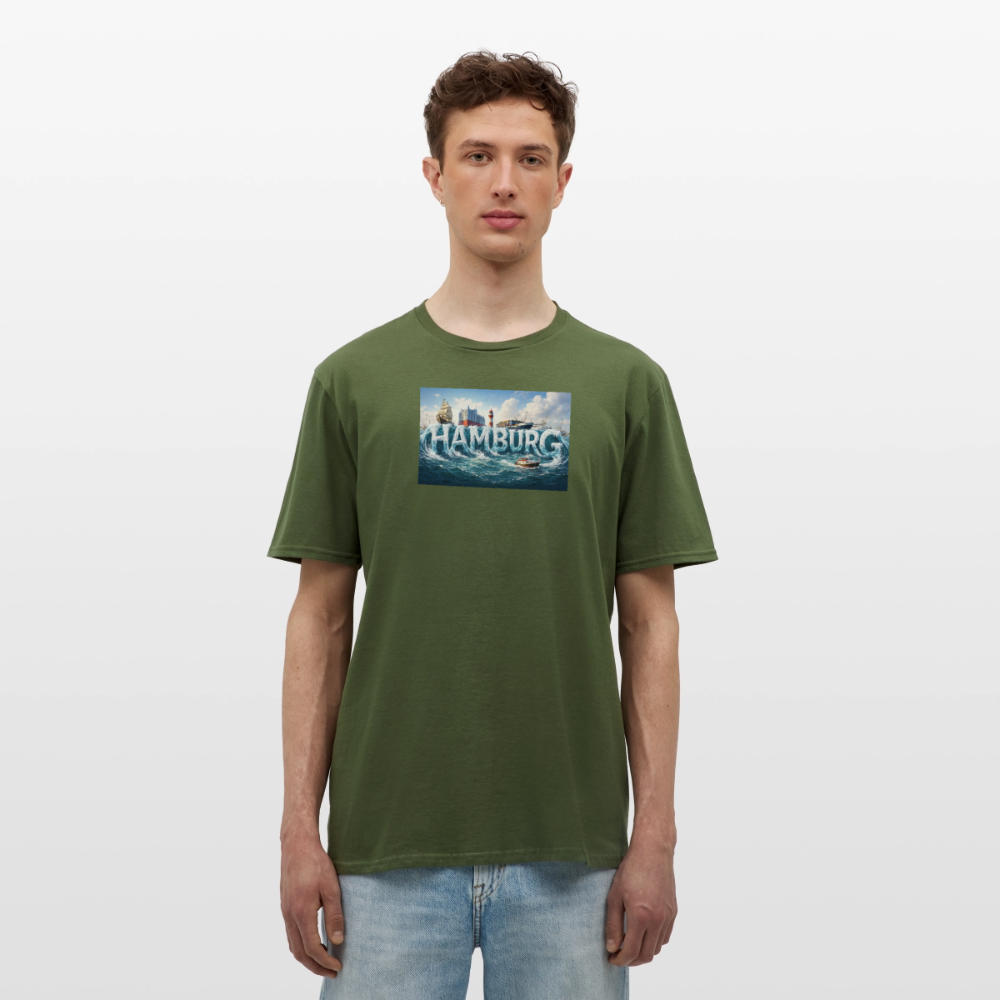 SSW2709 Hamburgerhafen - Militärgrün