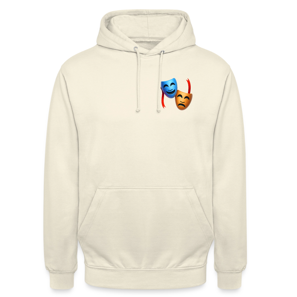 Hoodie Kunde Schule Bunte Maske gerade Schrift - Vanille-Milchshake