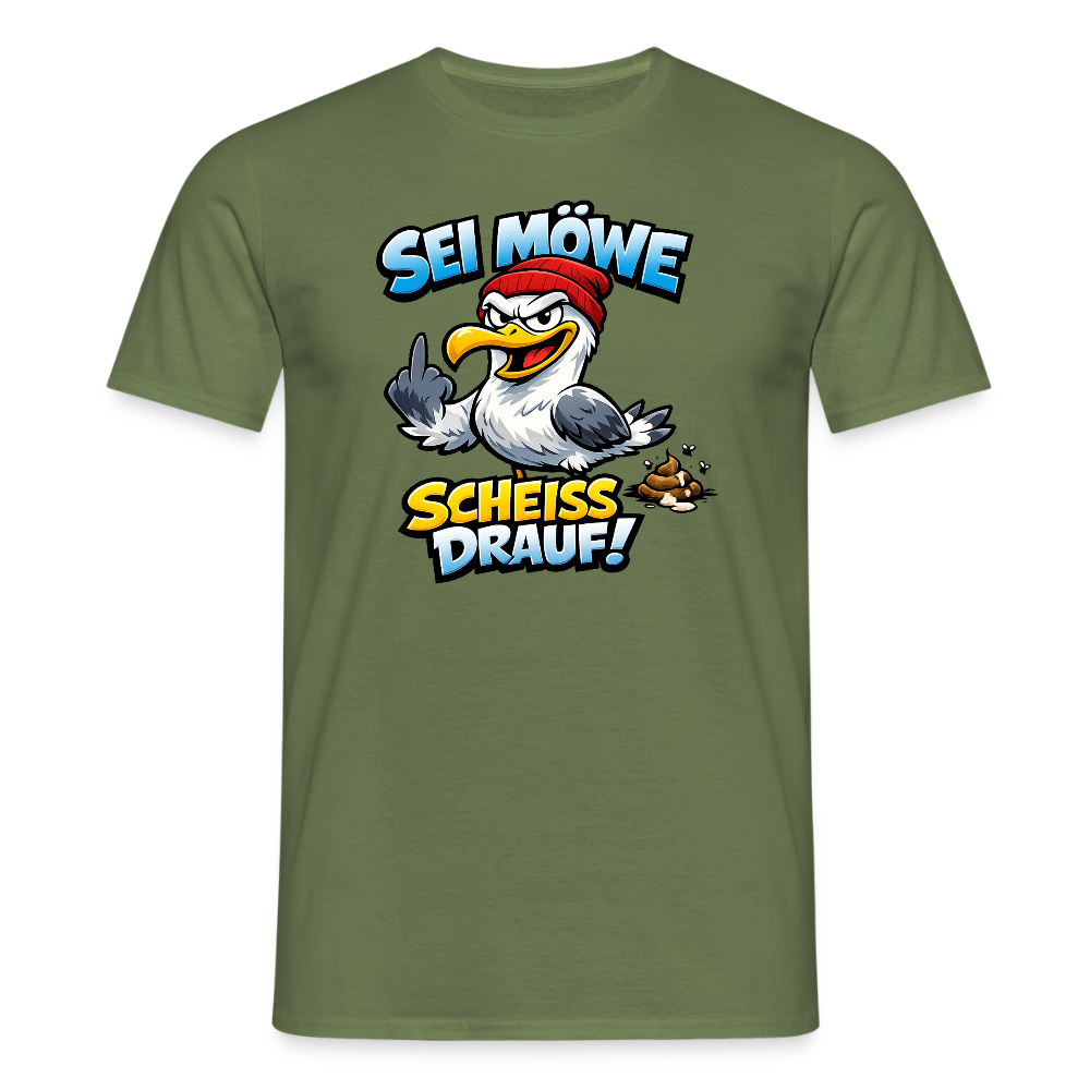 SSW2719SEI MÖWE SCHEISS DRAUF! - Militärgrün