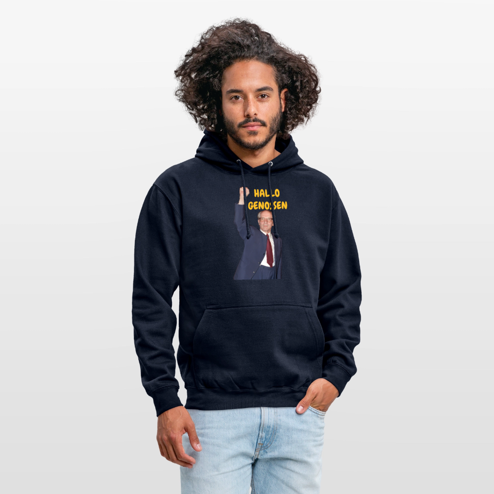 OSSI18Hoodie HALLO GENOSSEN - Navy