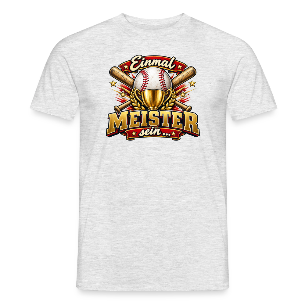 SSW2936Einmal MEISTER sein im BASEBALL - Grau meliert