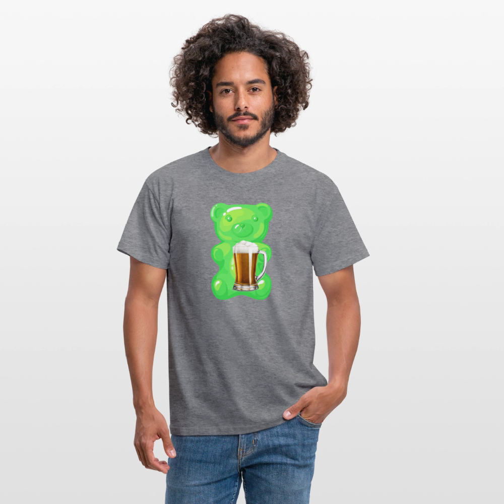 SSW2507Gummibär grün mit Bier - Graphit meliert