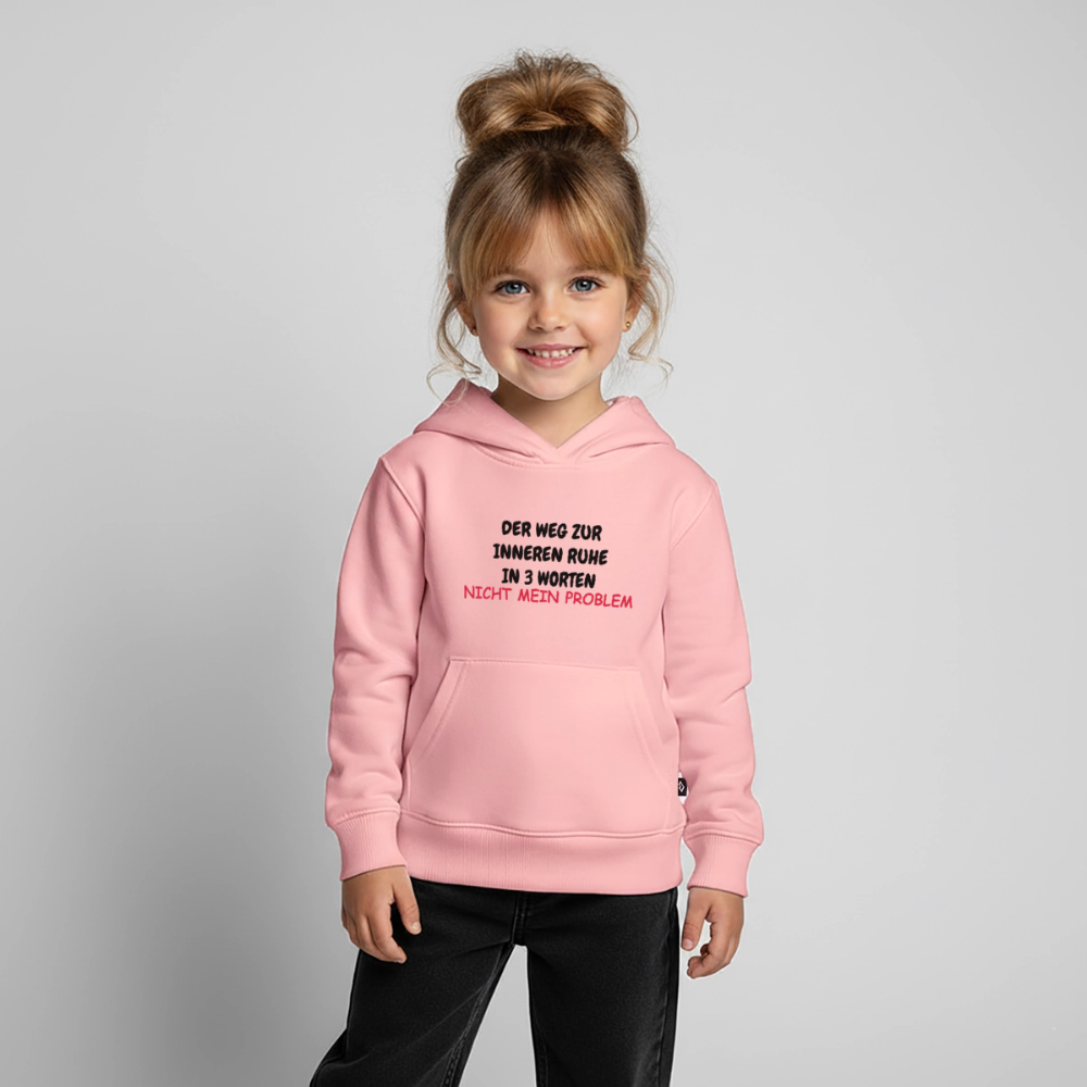 SSW1407 Hoodie  DER WEG ZUR INNEREN RUHE IN 3 WORTEN - Rosa