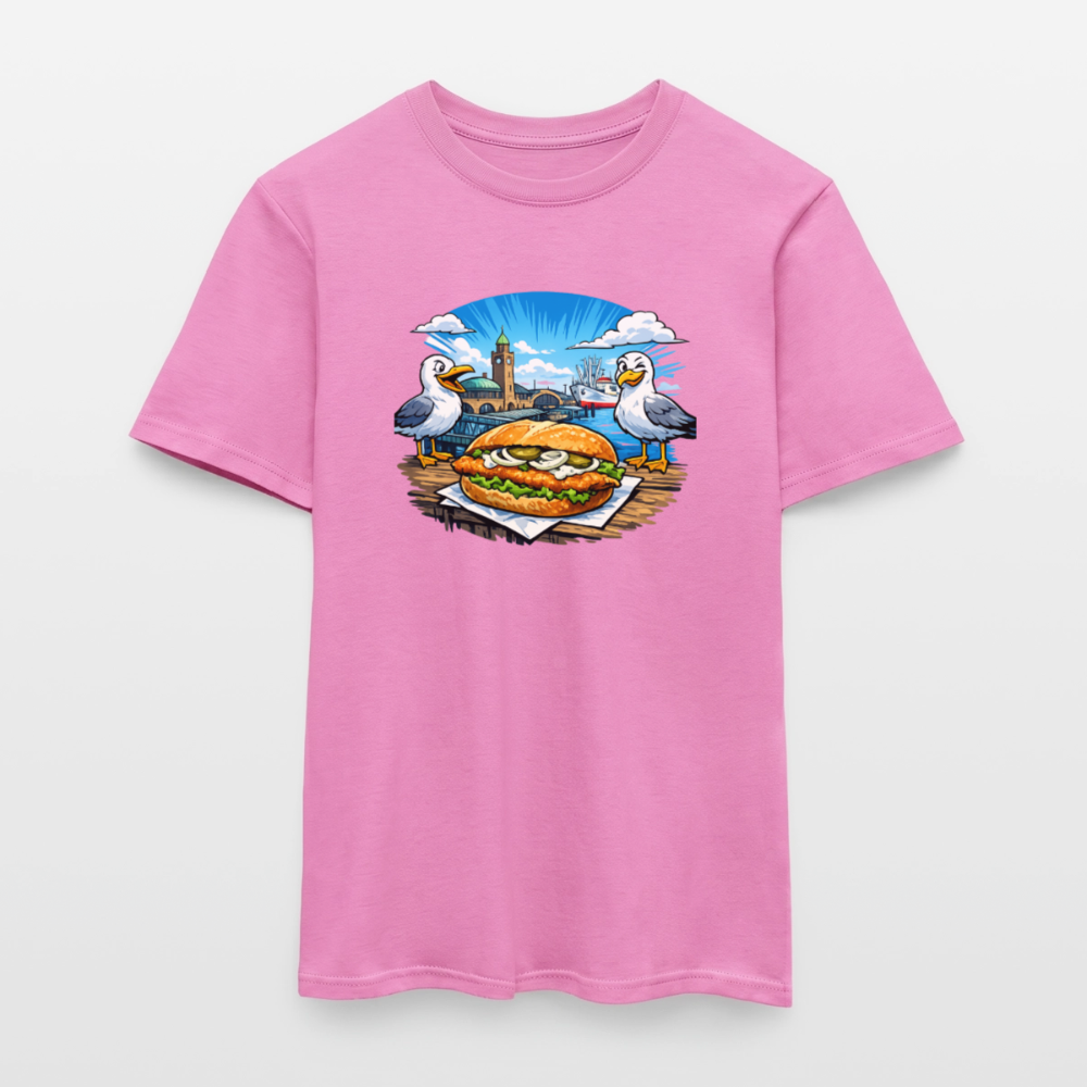 SSW2868Fischbroetchen 2Möwen Landungsbrücken - Pink