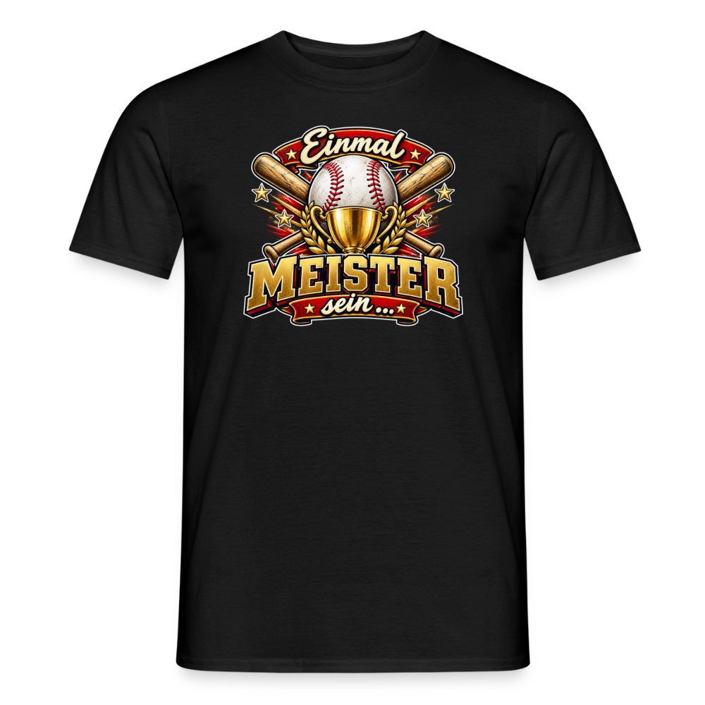 SSW2936Einmal MEISTER sein im BASEBALL - Schwarz