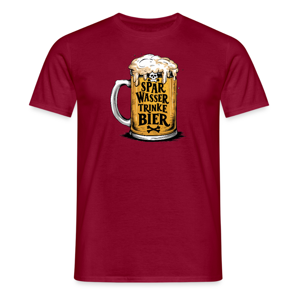 SSW2585 Spar Wasser Trinke Bier - Ziegelrot