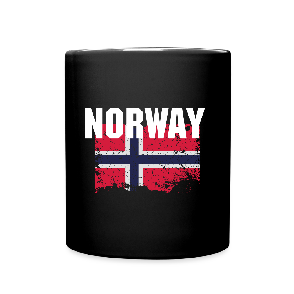 SSW2527Kaffeebecher  Flag of Norway - Schwarz