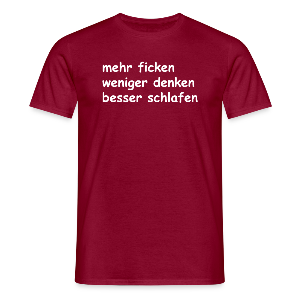 SSW2650mehr ficken weniger denken besser schlafen - Ziegelrot