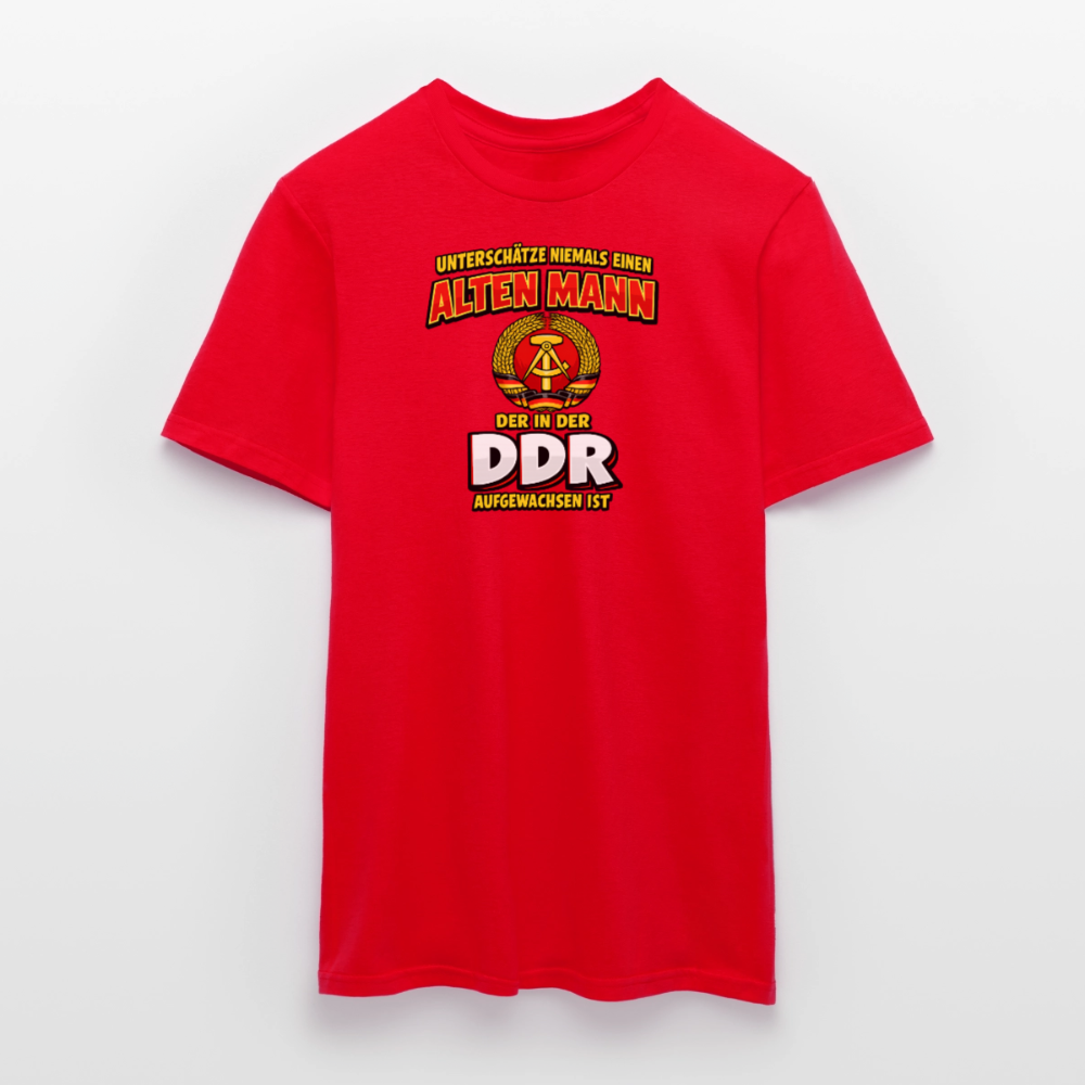 SSW2810 UNTERSCHÄTZE NIEMALS EINEN ALTEN MANN... - Rot
